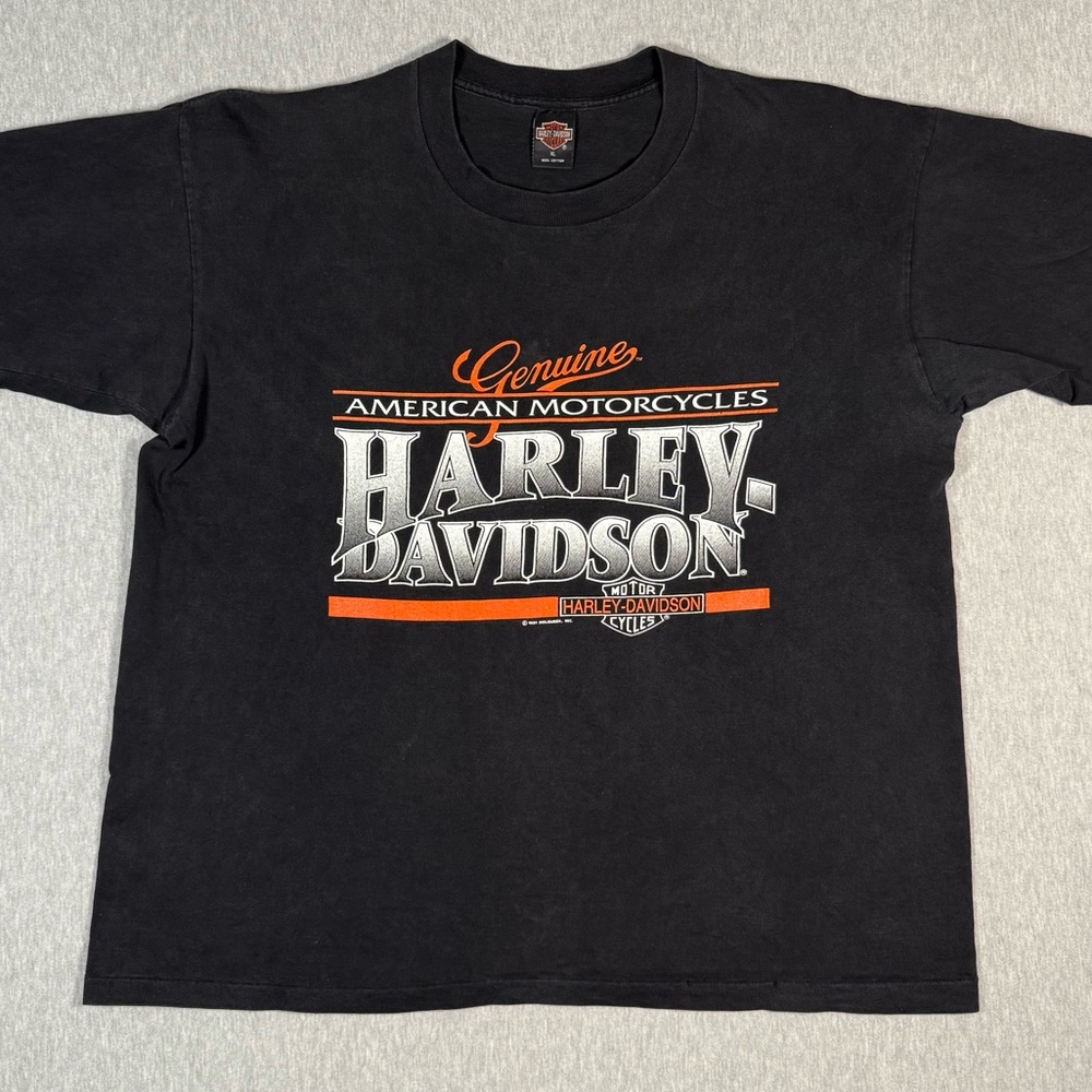 Vintage 1991 Harbor City, CA, Harley-Davidson T-Shirt XL